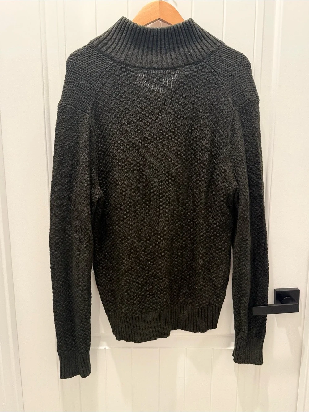 Banana Republic Men’s Turtleneck Button Pullover - Olive Green
